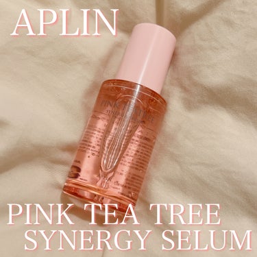 APLIN アプリン
#ピンクティーツリーシナジーセラム

蓋を回すとボタンが出てきて一回分の美容液を出せる面白い仕組み🤖

鎮静系成分のティーツリーとシカ配合でお肌をケアできます💖

匂いはふわっとし