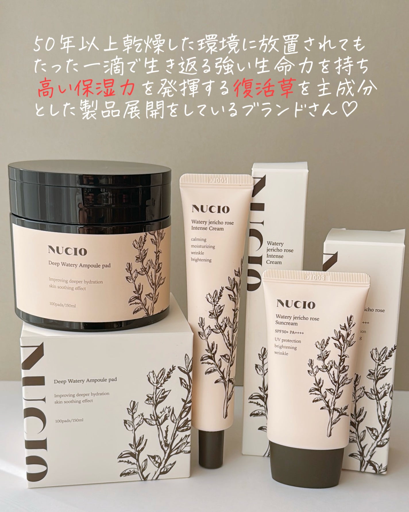 ウォータリー復活草インテンスクリーム/NUCIO/フェイスクリームを使ったクチコミ(3枚目)