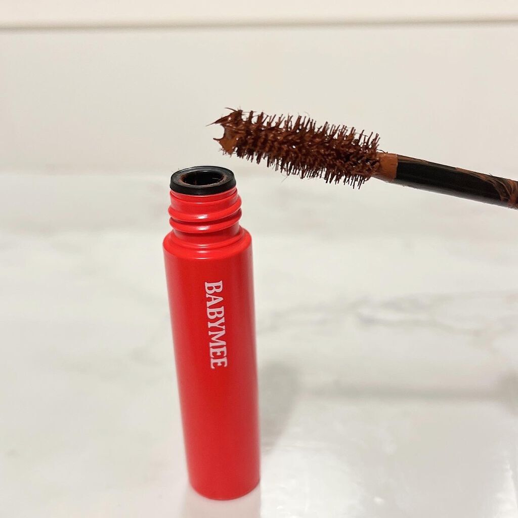 ニュアンスカラーマスカラ/BABYMEE/マスカラを使ったクチコミ(3枚目)