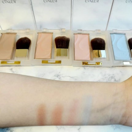 シームレストーン ブラッシュ/excel/パウダーチークを使ったクチコミ(5枚目)