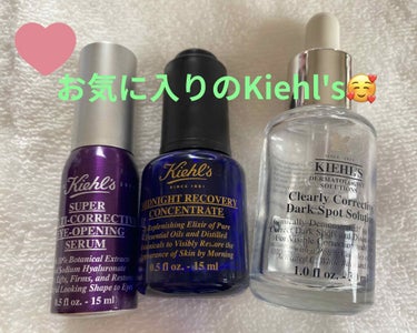 キールズ ミッドナイトボタニカル コンセントレート/Kiehl's/フェイスオイルを使ったクチコミ（1枚目）