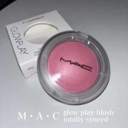 グロー プレイ ブラッシュ トータリー シンクト/M・A・C/ジェル・クリームチークを使ったクチコミ(2枚目)