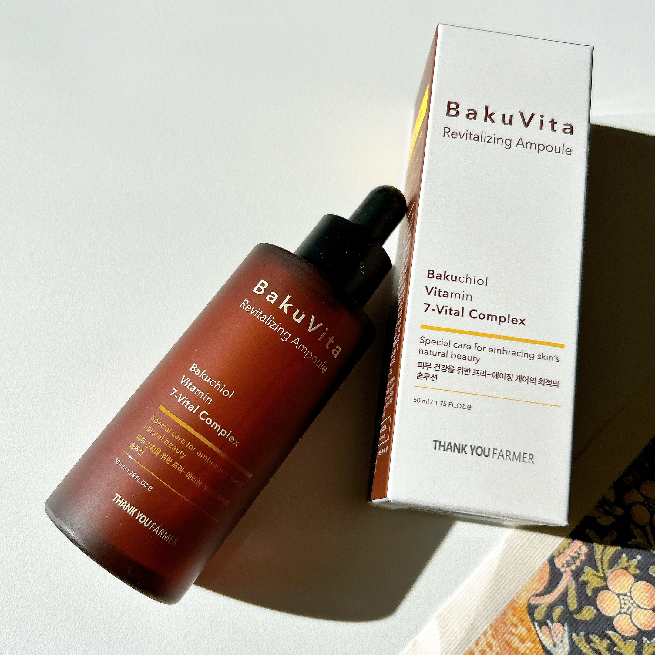 バクビタリバイタライジングアンプル/THANK YOU FARMER/美容液を使ったクチコミ（2枚目）