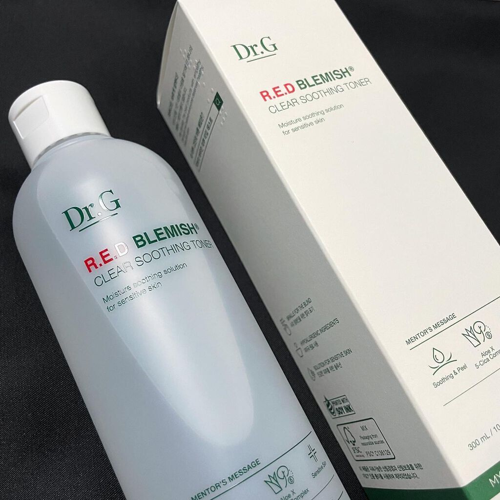 レッドブレミッシュ クリアスージングトナー/Dr.G/化粧水を使ったクチコミ(5枚目)