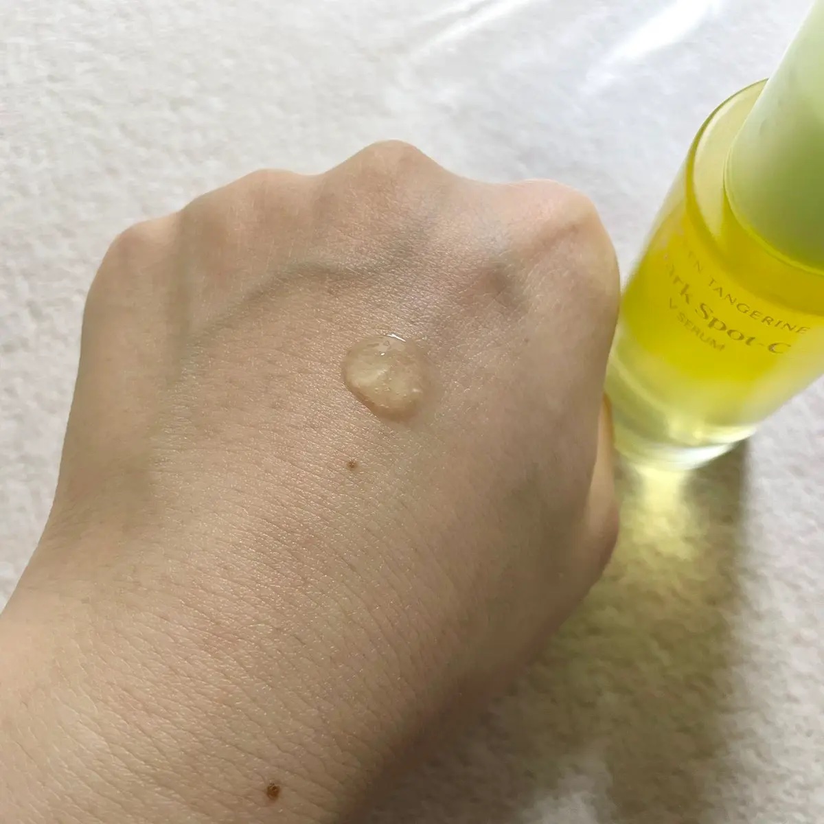 グリーンタンジェリン ビタC ダークスポットケアセラム 40ml+10mlミニセラム付セット/goodal/美容液を使ったクチコミ（3枚目）