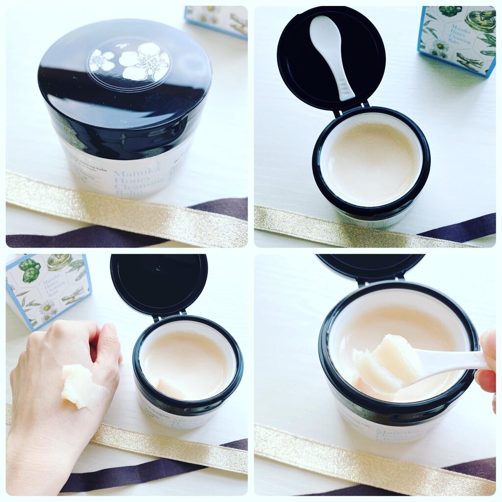 マヌカハニー クレンジングバーム/アピセラピーコスメティクス/クレンジングバームを使ったクチコミ（2枚目）