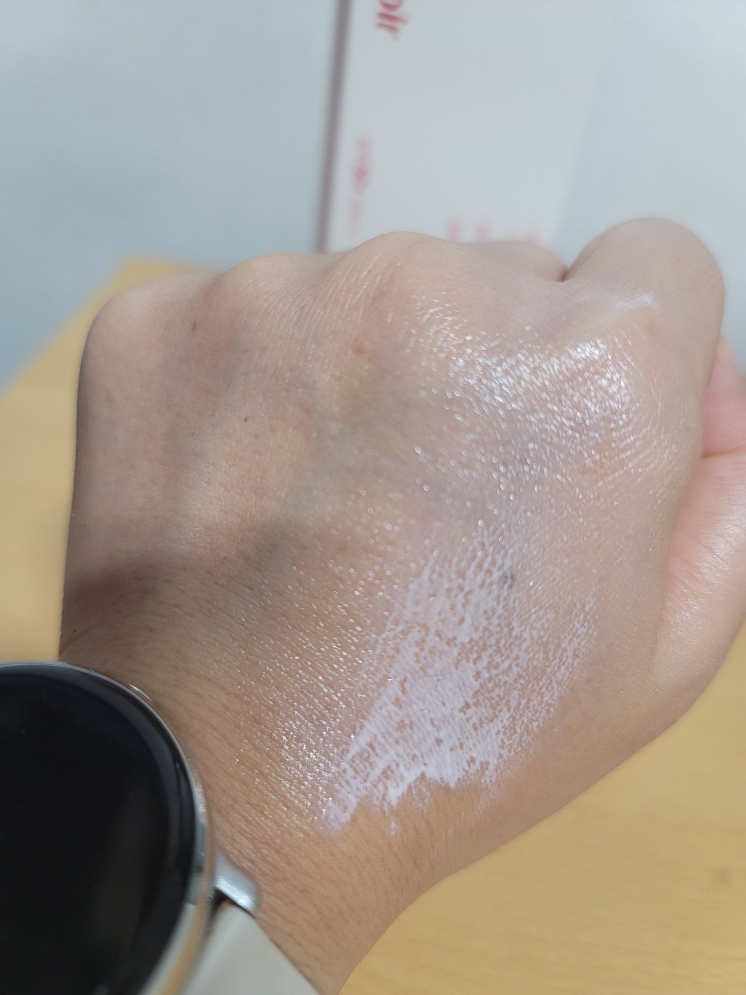 ウォータースプラッシュサンクリーム セラミド 60ml/espoir/日焼け止めクリームを使ったクチコミ（2枚目）