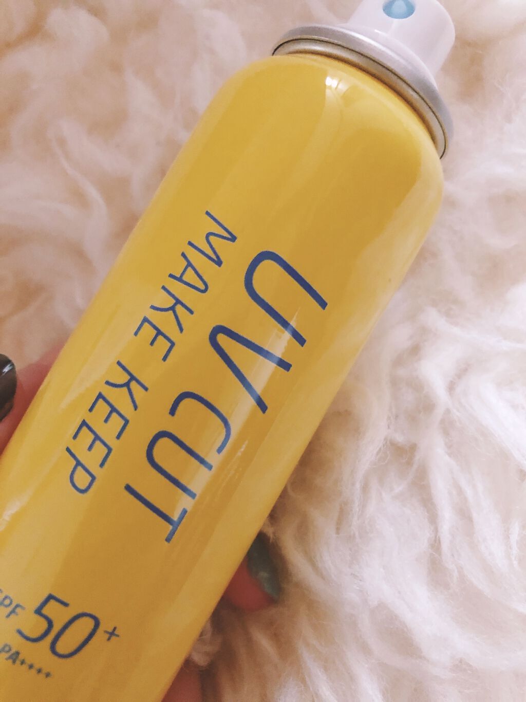 UVカット＆メイクキープスプレー+ /shushupa!/日焼け止めミスト・スプレーを使ったクチコミ（3枚目）