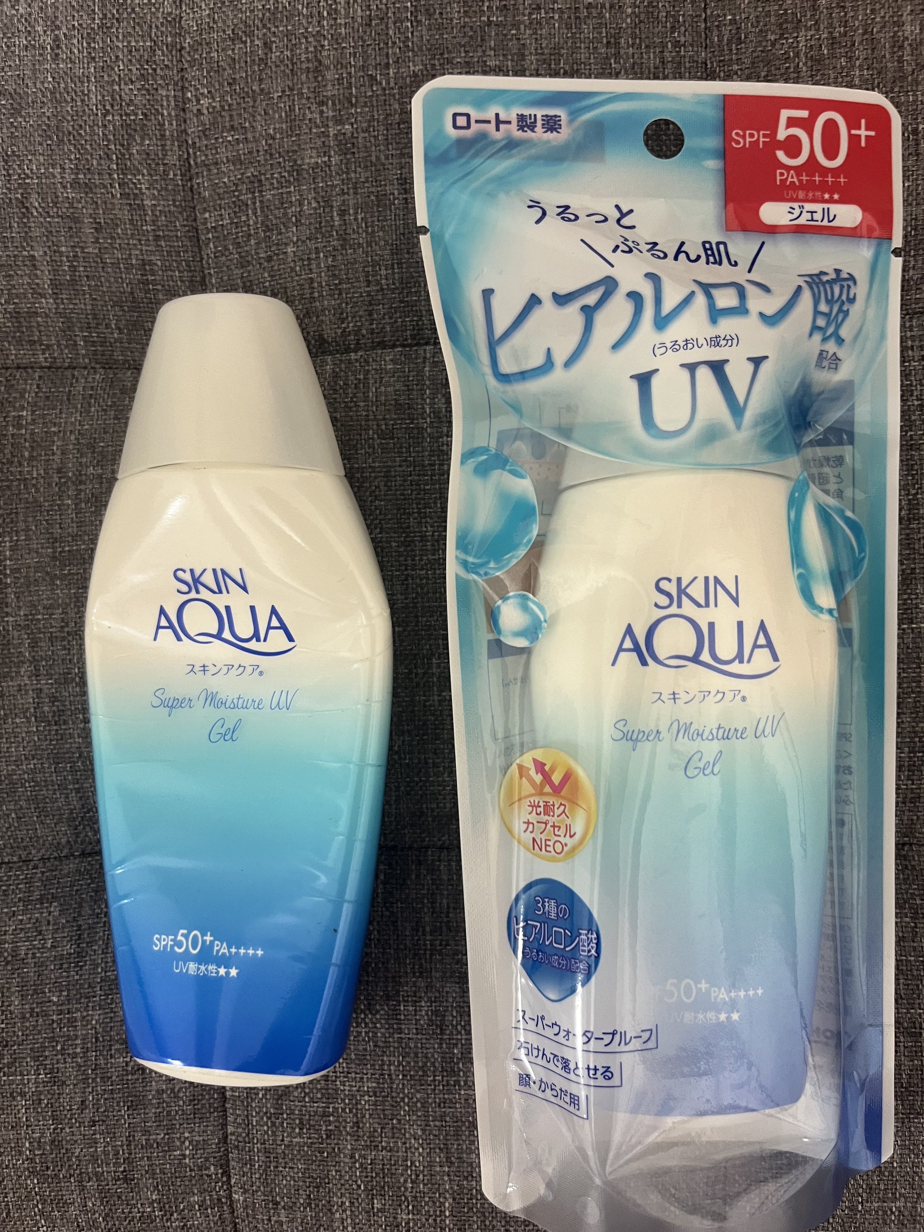 スキンアクア スーパーモイスチャージェル/スキンアクア/日焼け止めジェルを使ったクチコミ（1枚目）