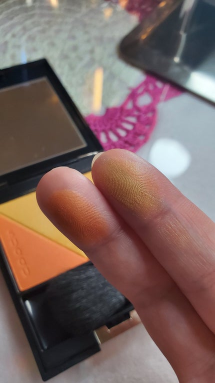 ピュア カラー ブラッシュ/SUQQU/パウダーチークを使ったクチコミ(2枚目)