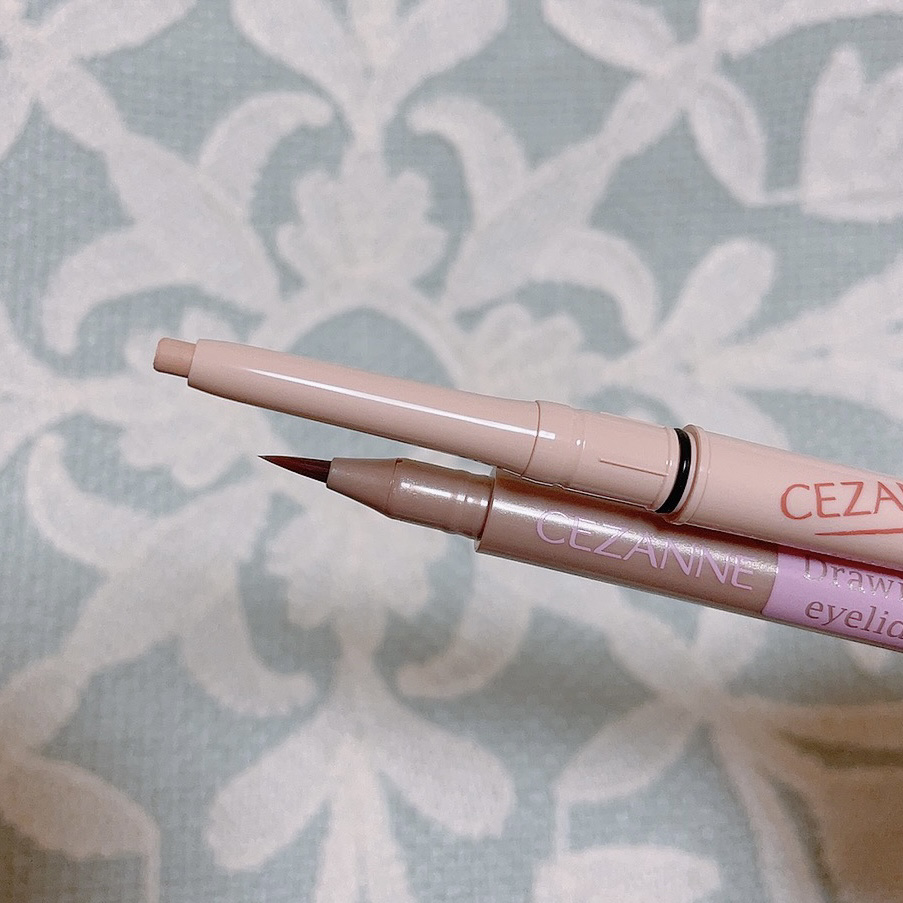 描くふたえアイライナー/CEZANNE/リキッドアイライナーを使ったクチコミ（3枚目）
