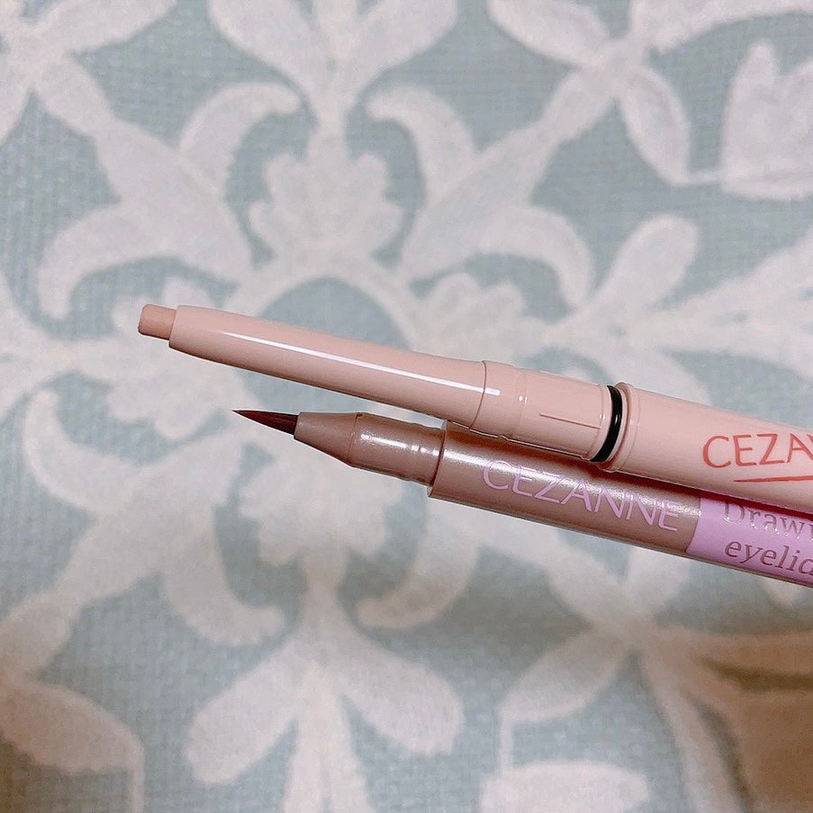 描くふたえアイライナー/CEZANNE/リキッドアイライナーを使ったクチコミ(3枚目)