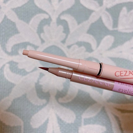 描くふたえアイライナー/CEZANNE/リキッドアイライナーを使ったクチコミ(3枚目)