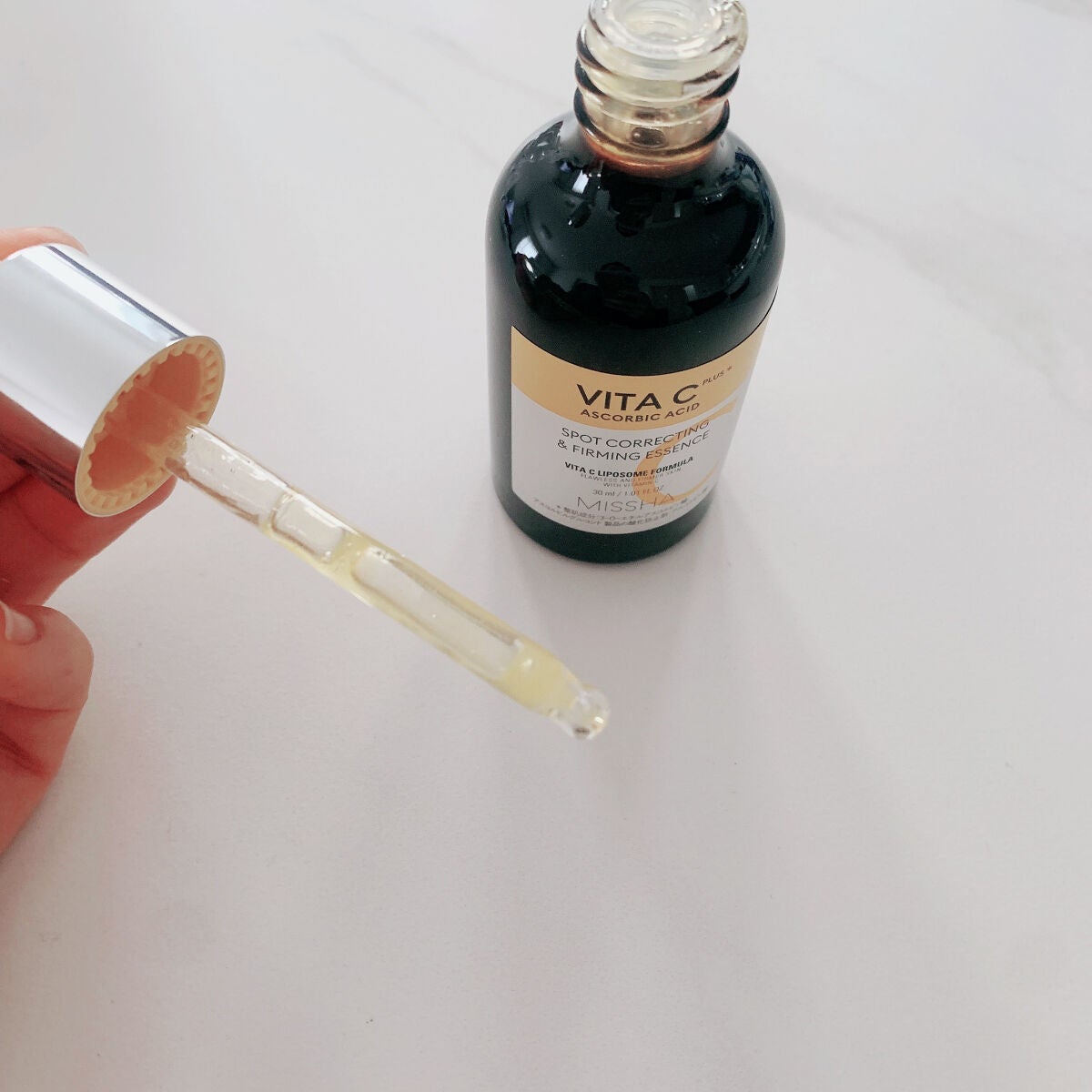 ミシャ ビタシープラス 美容液【日本処方】/MISSHA/美容液を使ったクチコミ(3枚目)