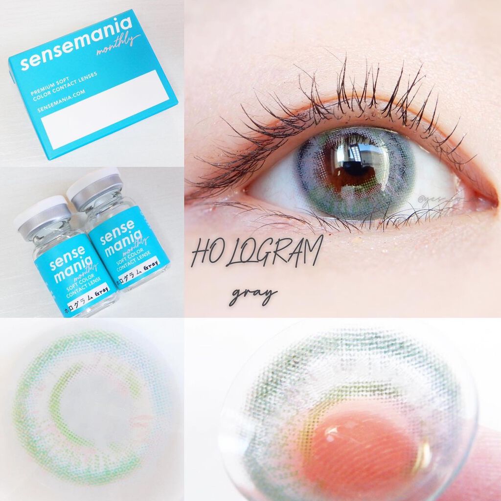 HOLOGRAM/SENSE mania/カラーコンタクトレンズを使ったクチコミ（2枚目）