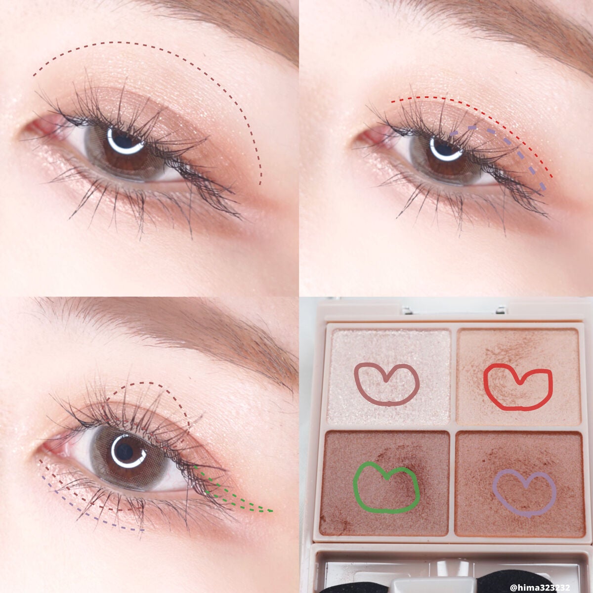 シルキースフレアイズ(マットタイプ)/キャンメイク/アイシャドウパレットを使ったクチコミ(4枚目)