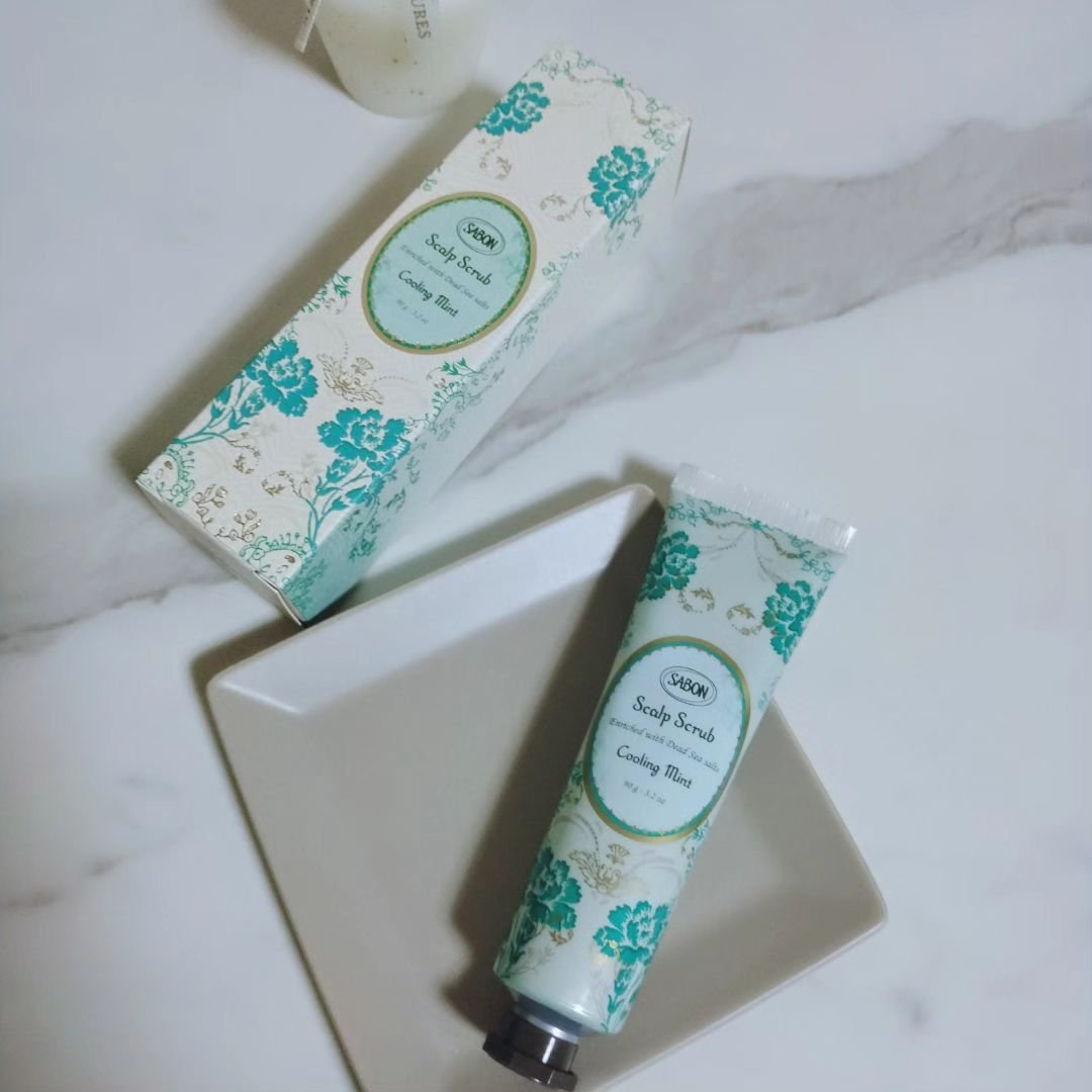 ヘッドスクラブ リフレッシング(ミント)/SABON/ヘッドスクラブを使ったクチコミ（2枚目）