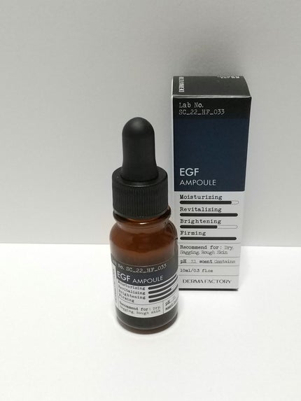 EGF アンプル/DERMA FACTORY/美容液を使ったクチコミ(1枚目)