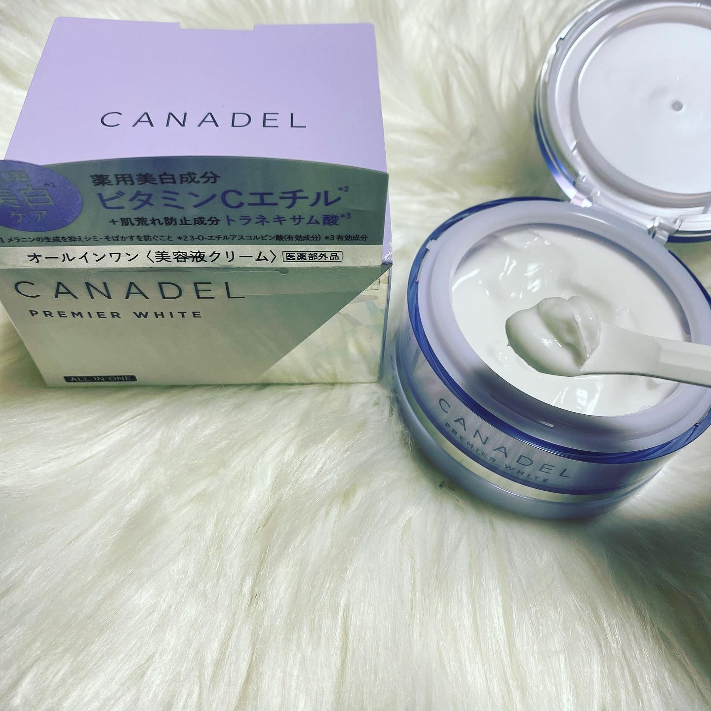 プレミアホワイト オールインワン/CANADEL/オールインワン化粧品を使ったクチコミ（3枚目）