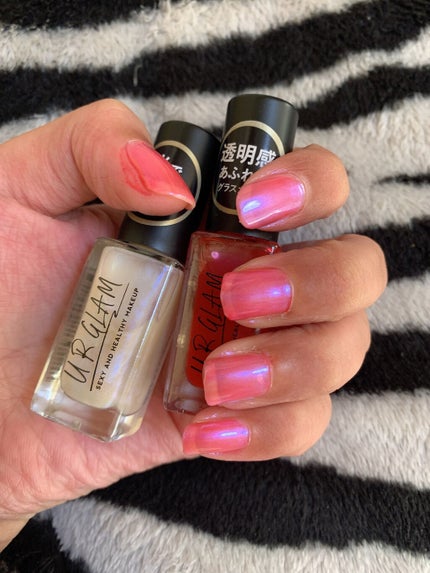 UR GLAM COLOR NAIL SELECTION WT2<オーロラカラー>/U R GLAM/マニキュアを使ったクチコミ(1枚目)
