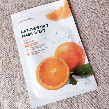 NATURE’S GIFT MASK SHEET ORANGE/MASK DIARY/シートマスク・パックを使ったクチコミ（1枚目）