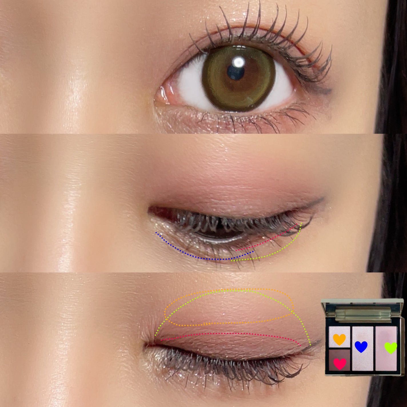 フェイス スタイリスト/SNIDEL BEAUTY/アイシャドウパレットを使ったクチコミ(3枚目)