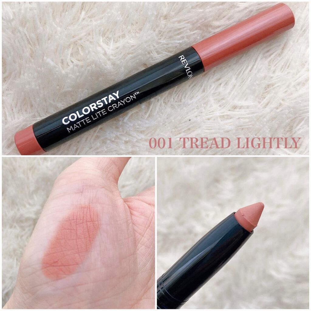 レブロン カラーステイ マット ライト クレヨン/REVLON/口紅を使ったクチコミ（2枚目）