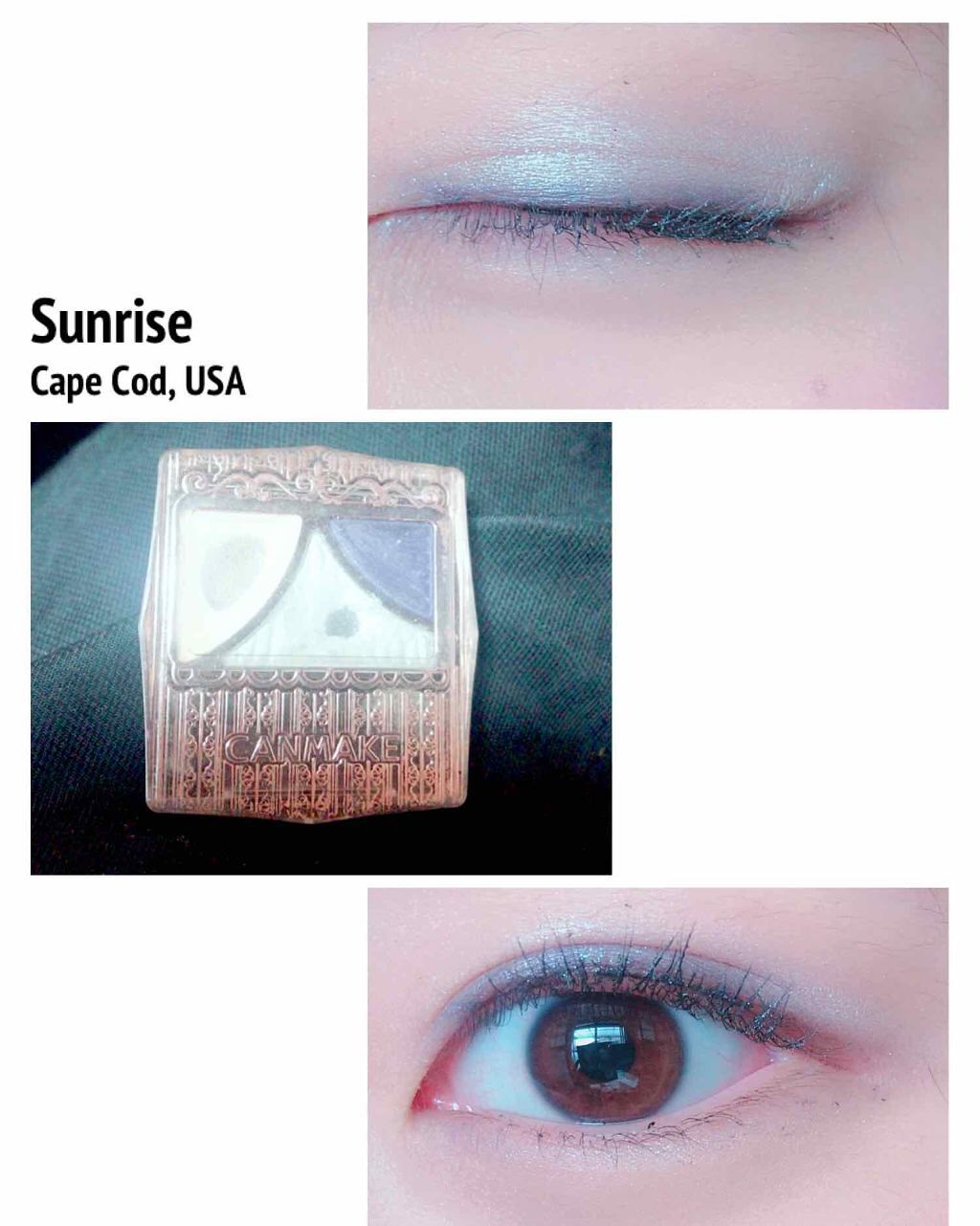 ジューシーピュアアイズ/キャンメイク/アイシャドウパレットを使ったクチコミ(1枚目)