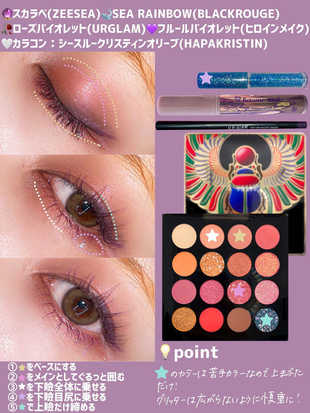 Yes,Please! Shadow Palette/ColourPop/アイシャドウパレットを使ったクチコミ(3枚目)