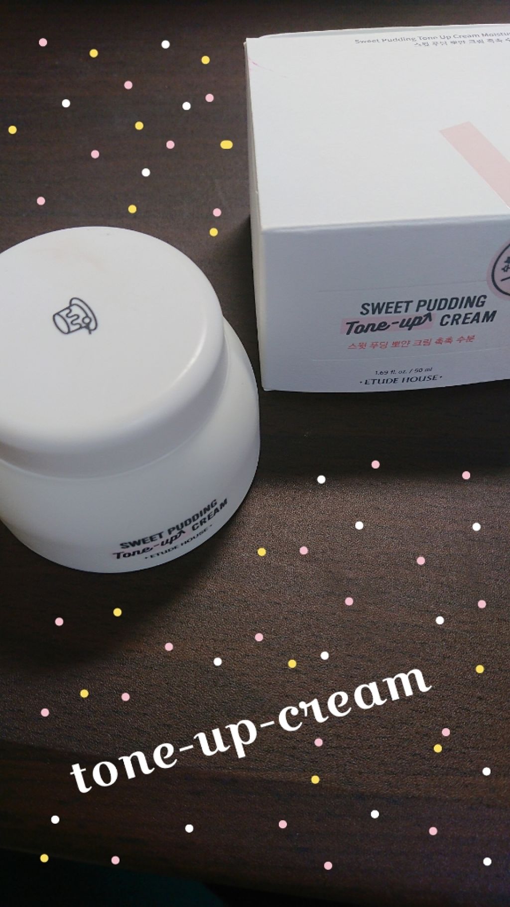 スイートプリンクリーム モイスチャー/ETUDE/フェイスクリームを使ったクチコミ(1枚目)