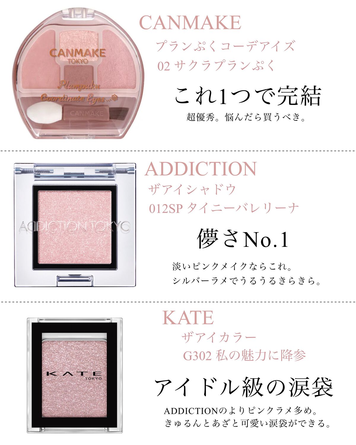 ケイト ザ アイカラー/KATE/単色アイシャドウを使ったクチコミ(3枚目)