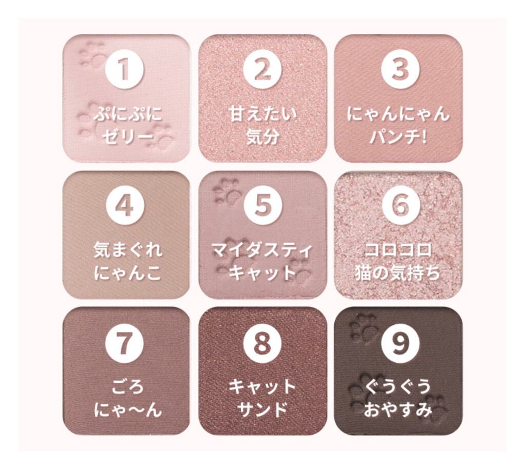プレイカラーアイズ ダスティキャット/ETUDE/アイシャドウパレットを使ったクチコミ(5枚目)