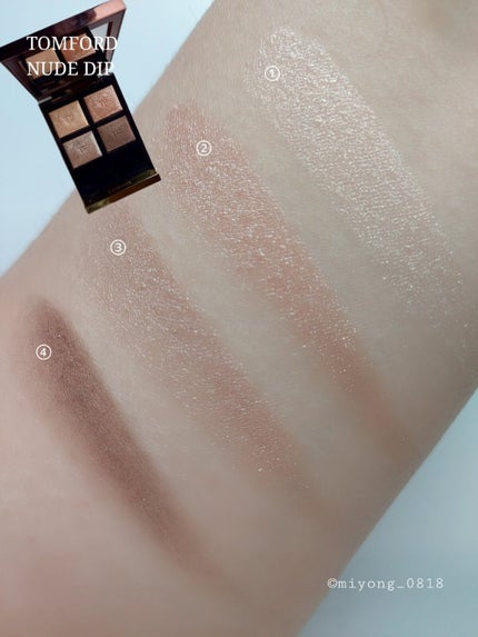 アイ カラー クォード/TOM FORD BEAUTY/アイシャドウパレットを使ったクチコミ(6枚目)