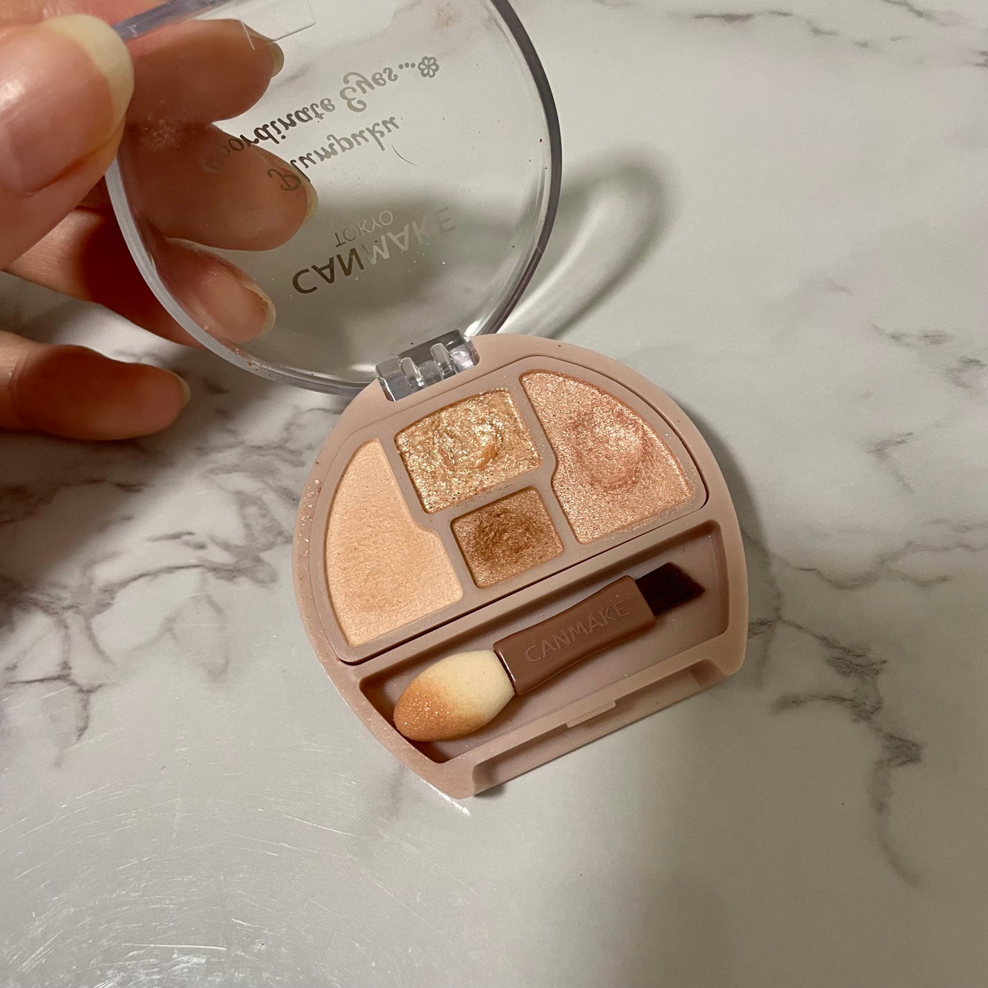 プランぷくコーデアイズ/キャンメイク/パウダーアイシャドウを使ったクチコミ(2枚目)