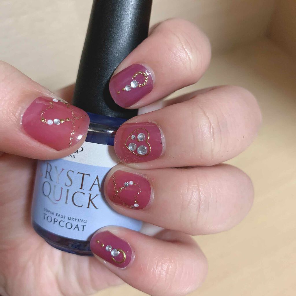 クリスタルクイック トップコート/D-UP/ネイルトップコートを使ったクチコミ(2枚目)