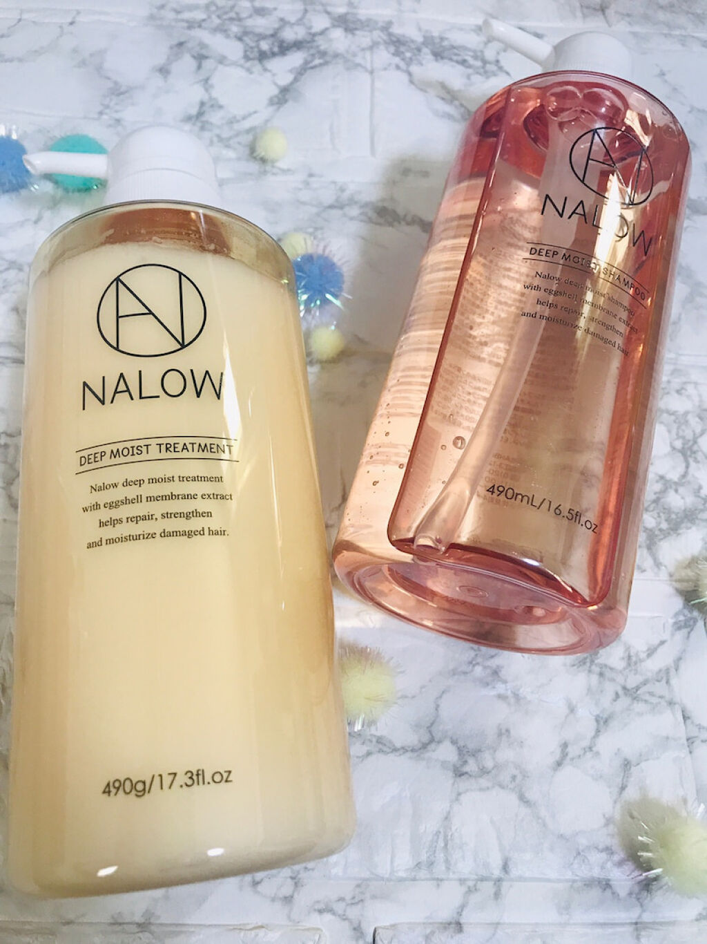 ディープモイスト シャンプー／トリートメント/NALOW/市販シャンプーを使ったクチコミ（1枚目）