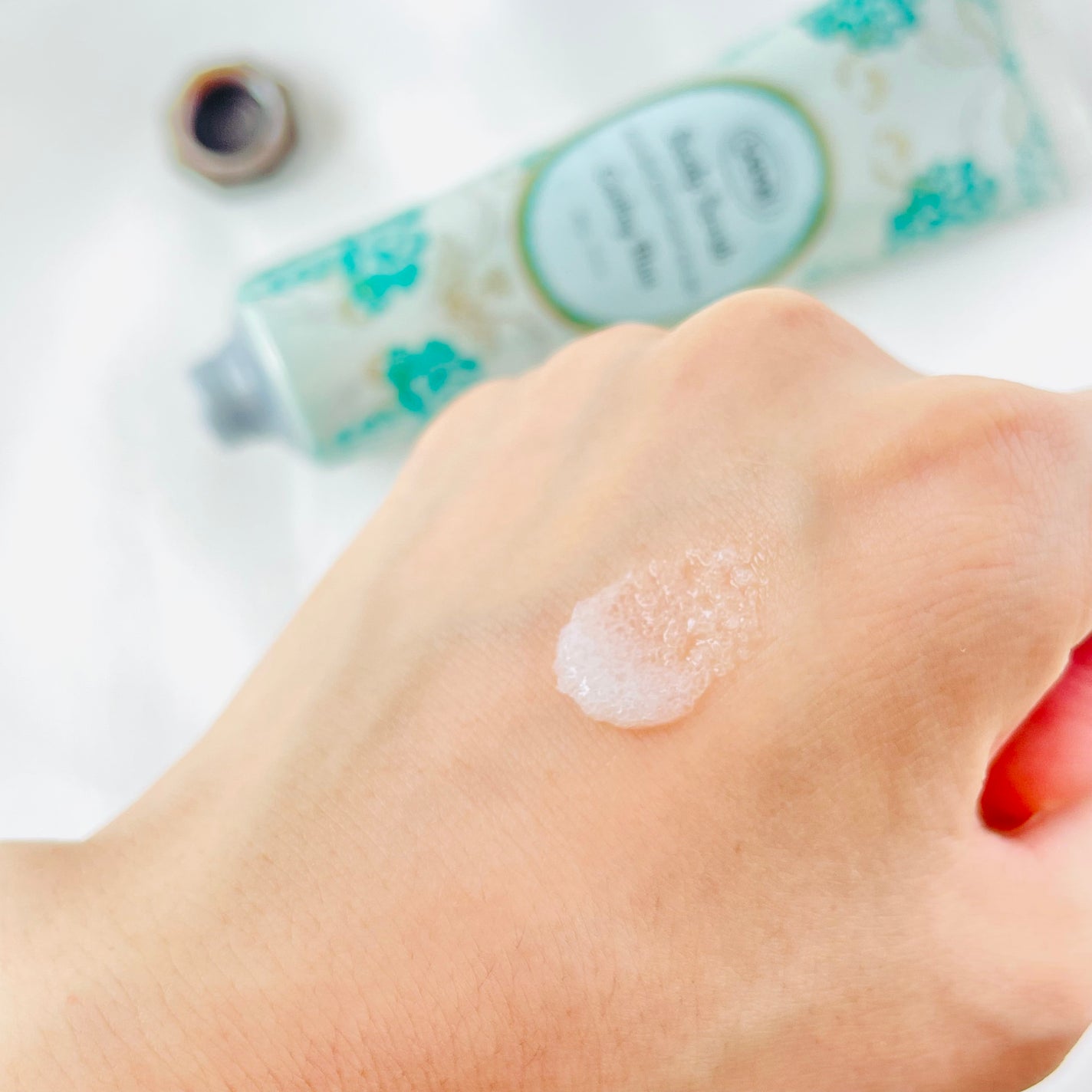 ヘッドスクラブ リフレッシング(ミント)/SABON/ヘッドスクラブを使ったクチコミ(4枚目)