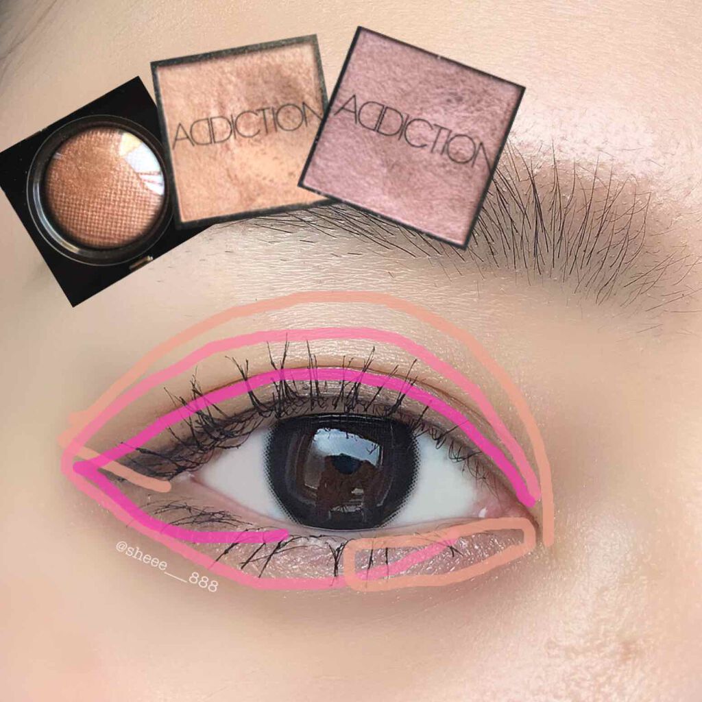 アディクション ザ アイシャドウ/ADDICTION/単色アイシャドウを使ったクチコミ(4枚目)