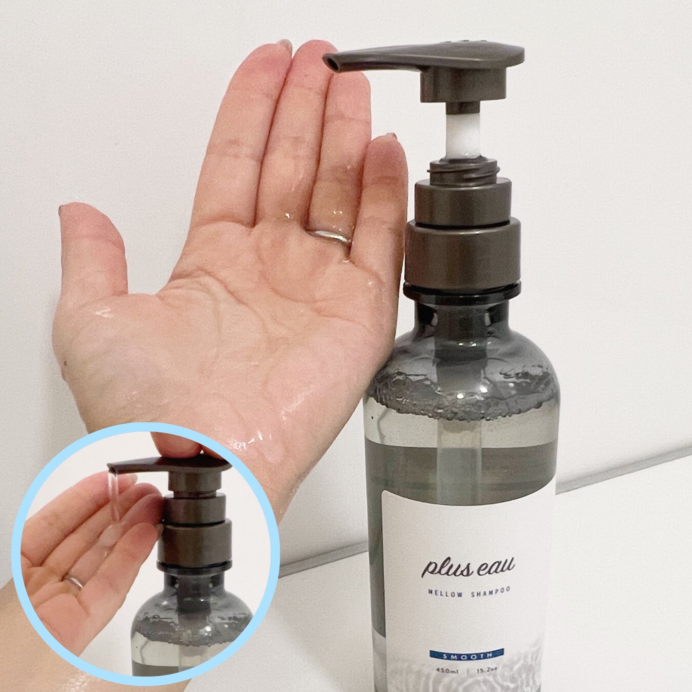 メロウシャンプー/メロウトリートメント/plus eau/市販シャンプーを使ったクチコミ(3枚目)