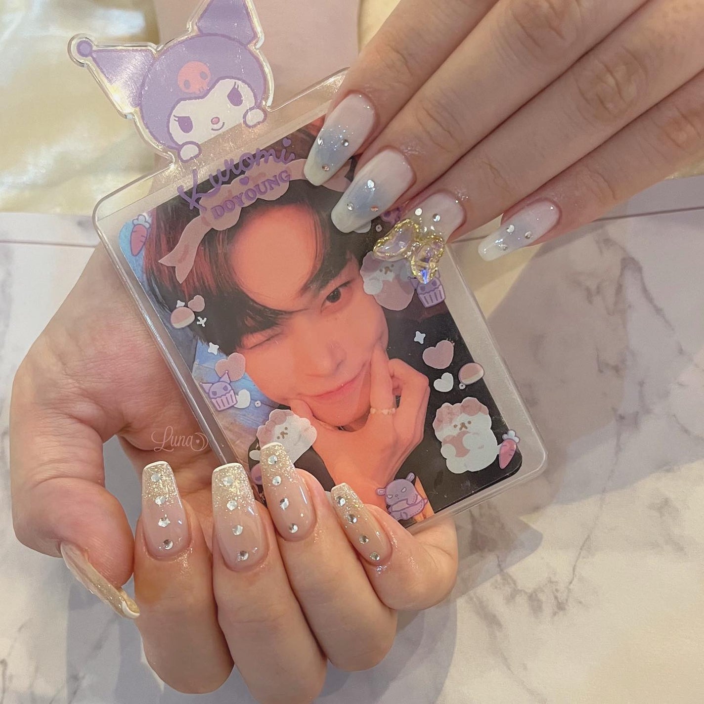 Iuna. Mizuki on LIPS 「.イベントに向けてラストスパート🤍スペシャルプラン✨#nail..」(2枚目)