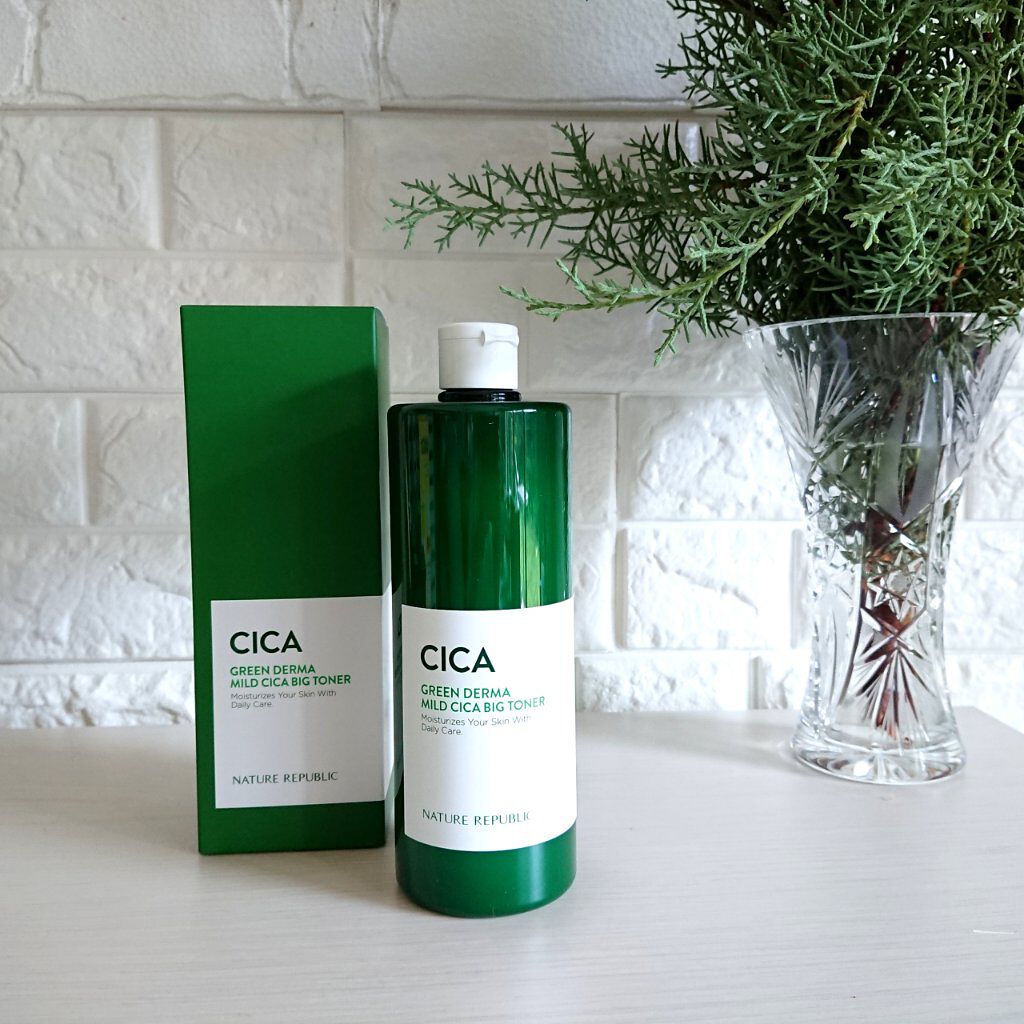 ネイチャーリパブリック グリーン ダーマCICAビックトナーのクチコミ「【ネイチャーリパブリック】
大容量500ml‼️グリーンダーマ マイルドCICA

ビッグトナ.....」（3枚目）