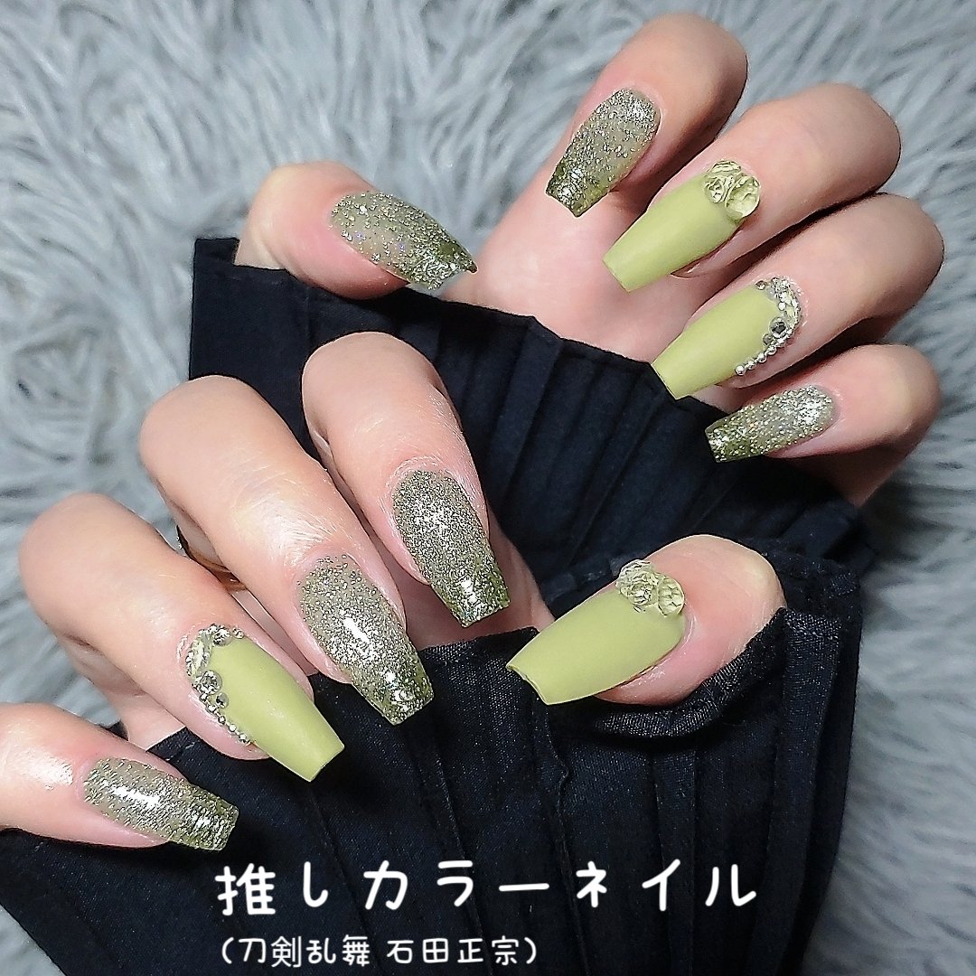 パル カラージェル モスグリーン/キャンドゥ/ジェルネイルを使ったクチコミ（1枚目）