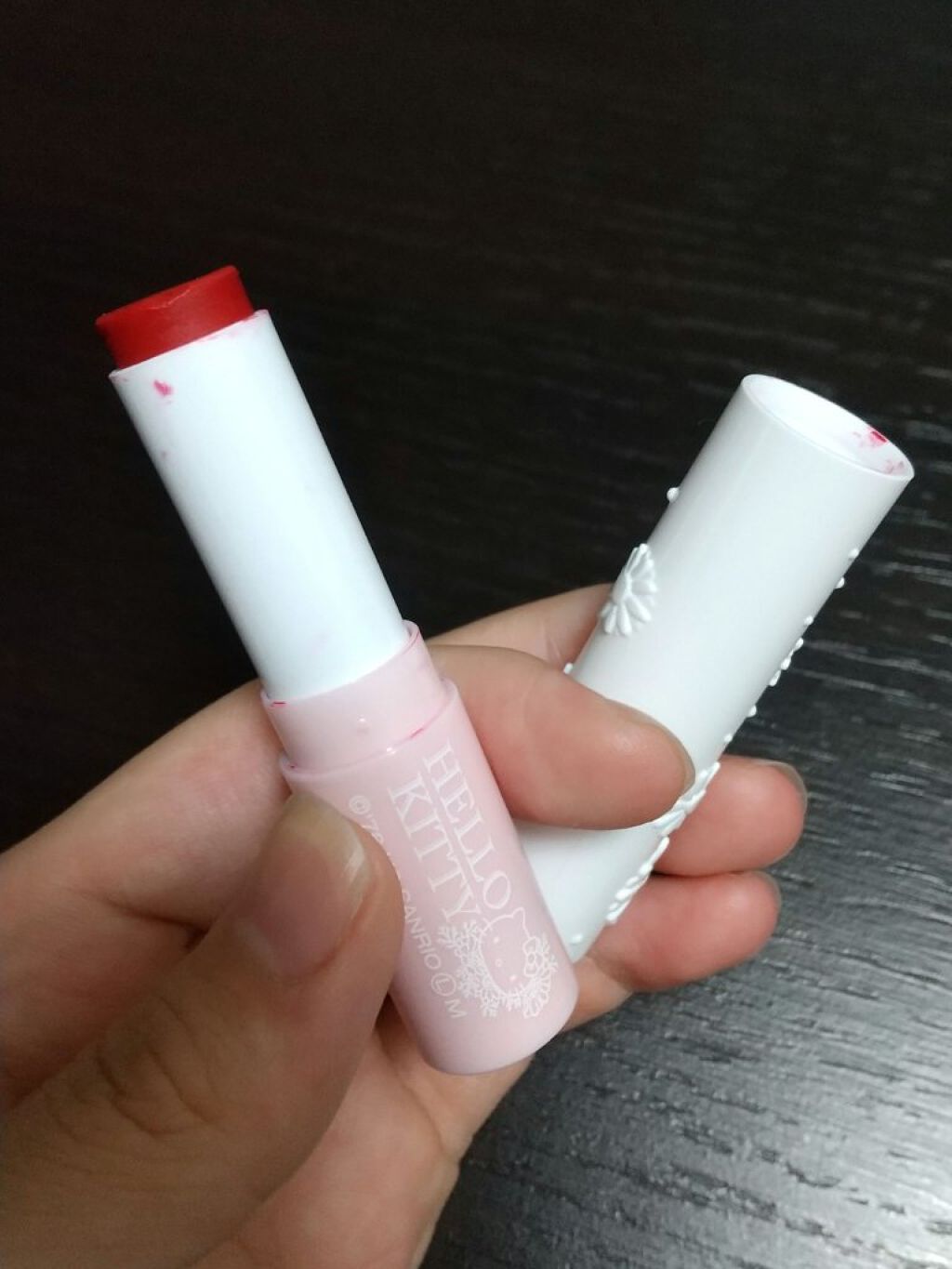 Blooming Kitty リップスティック/DAISO/口紅を使ったクチコミ（3枚目）