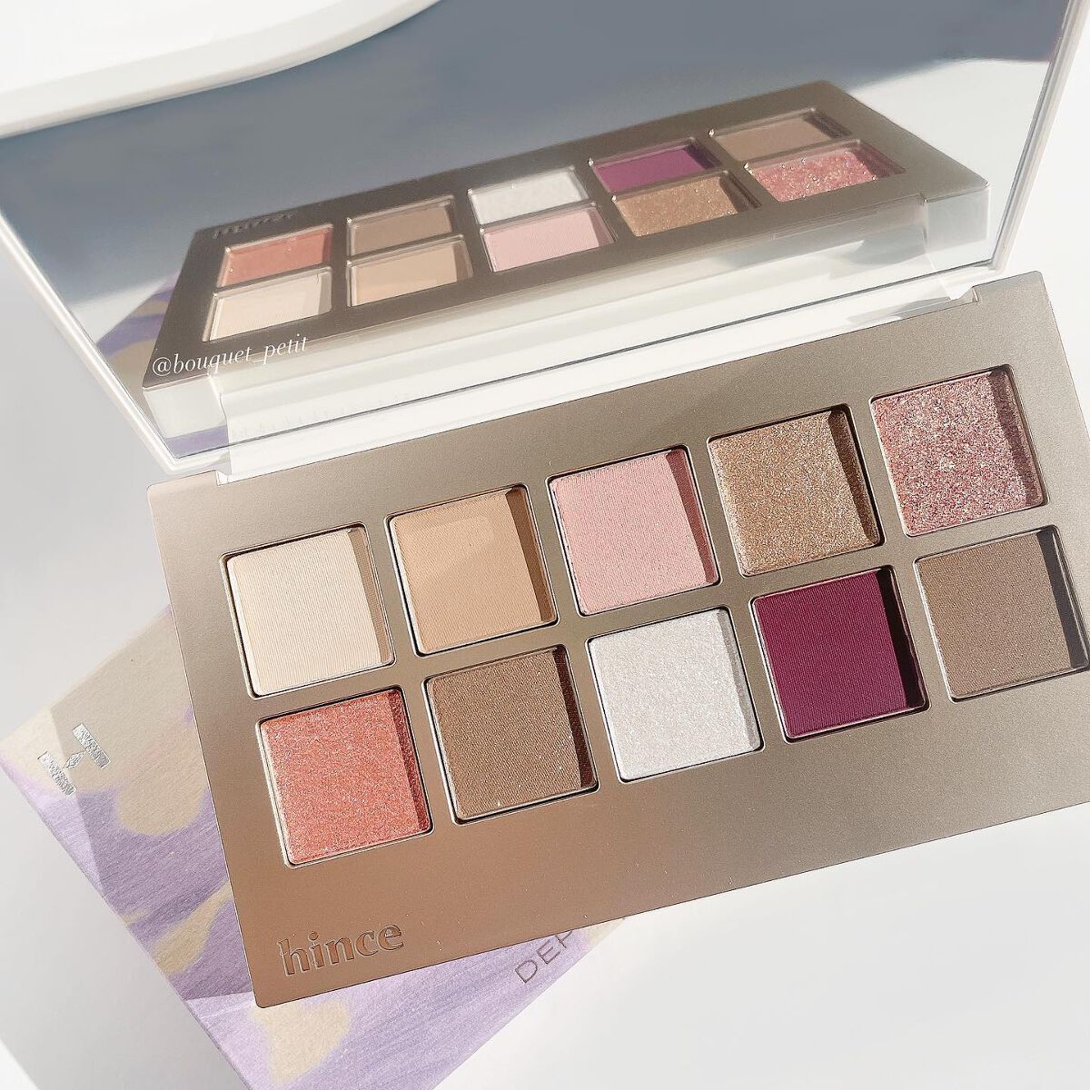 ニューデップスアイシャドウパレット/hince/アイシャドウパレットを使ったクチコミ(2枚目)