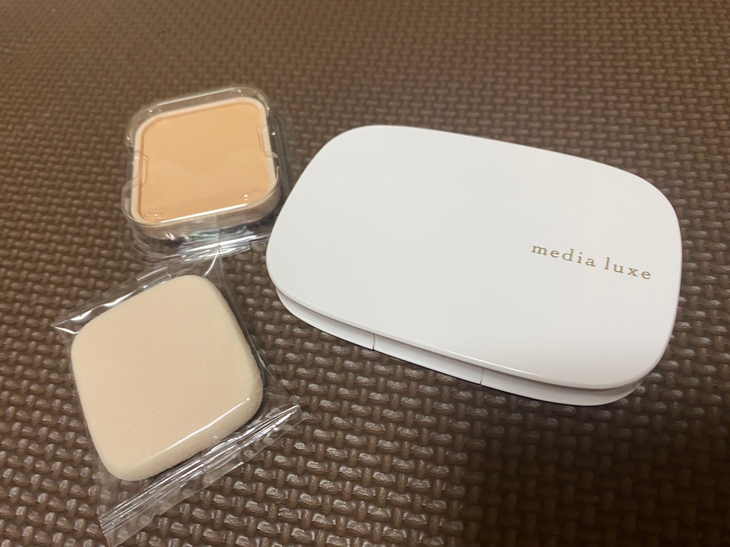 パウダーファンデーション/media luxe/パウダーファンデーションを使ったクチコミ(2枚目)