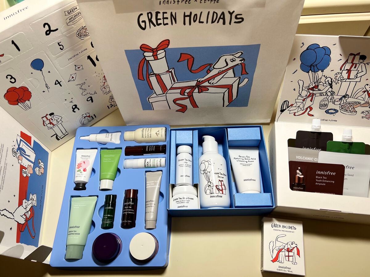 グリーンティーシード セラム N スペシャルセット/innisfree/スキンケアキットを使ったクチコミ(9枚目)