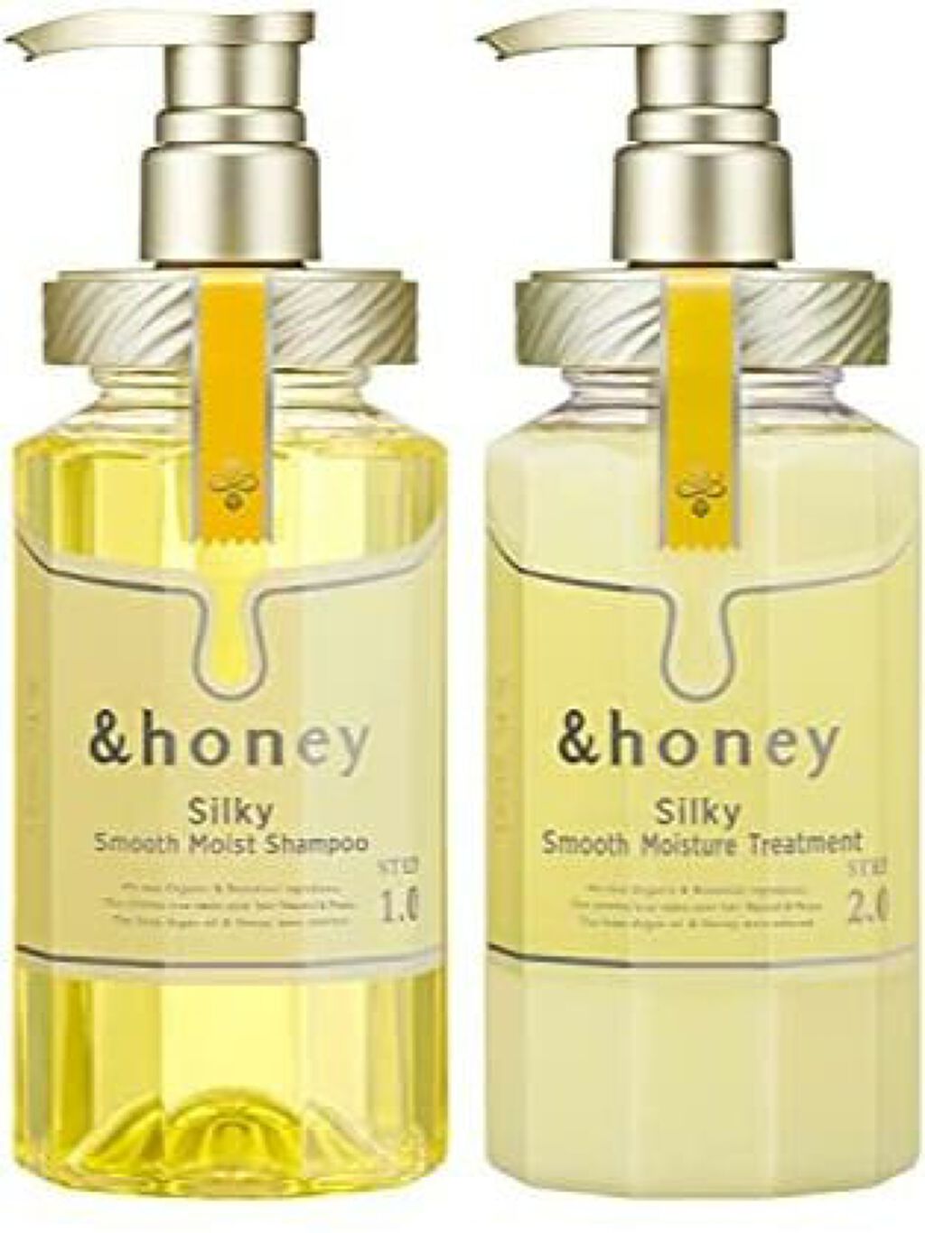 シルキー　スムースモイスチャー　シャンプー　1.0/ヘアトリートメント　2.0/&honey/市販シャンプーを使ったクチコミ（1枚目）