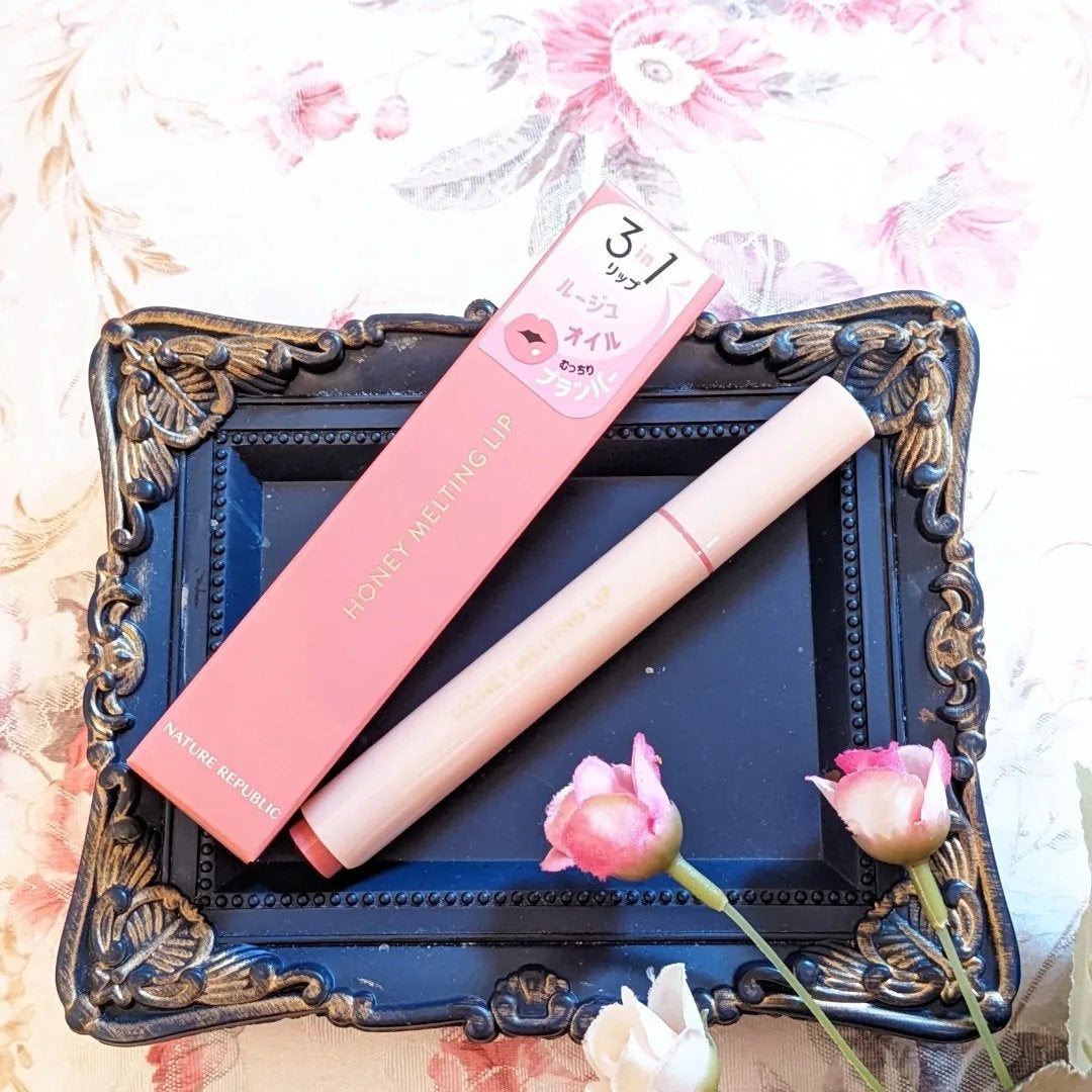 ハニーメルティングリップ/ネイチャーリパブリック/口紅を使ったクチコミ(2枚目)