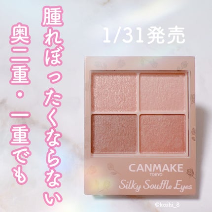 シルキースフレアイズ(マットタイプ)/キャンメイク/アイシャドウパレットを使ったクチコミ(1枚目)