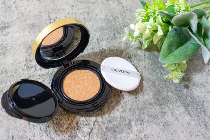 カラーステイ クッション ロングウェア ファンデーション/REVLON/クッションファンデーションを使ったクチコミ(1枚目)